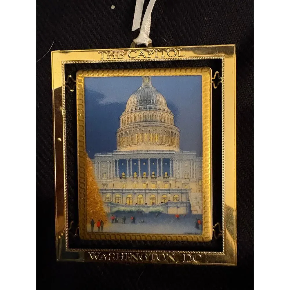 Official 2008 Holiday Ornament Congressional Washington DC Christmas Collectible